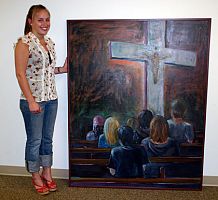 Blessed Sacrament youth leader is also an artist