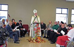 Notre Dame Parish Center is blessed in Price