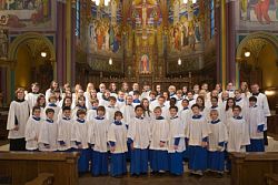Madeleine Choir School offers music as well as a full range of academic subjects for students from pre-kindergarten to grade eight