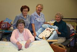 Elderly volunteers are success of St. Martha's Baby Project 