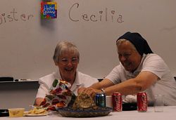 Sister Cecilia Van Zandt wished a happy retirement