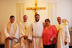 Local seminarian celebrates rite