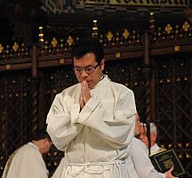 Seminarista es ordenado como diácono transitorio