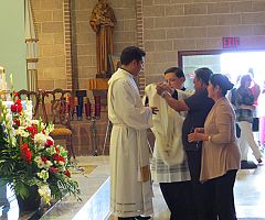 Newly ordained diocesan priest offers Mass of thanksgiving
