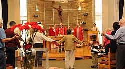 Parish celebrates tenth anniversary of Saint Catherine of Siena Newman Center chapel