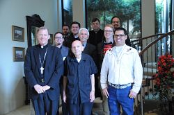 Lunch with diocesan seminarians