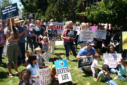 Salt Lake Valley pro-life advocates join the nation in 'Women Betrayed' rally