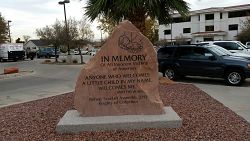 Saint George Knights of Columbus make a tribute to the unborn children with memorial monument