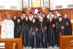 Jubilee Year of Mercy pilgrimage takes Equestrian Order through St. Jude Maronite Parish's Holy Door