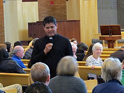 RCIA retreat focuses on the signs that shape the Church