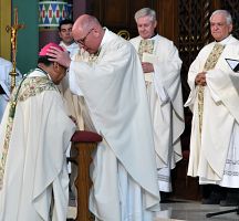 Bishop Solis ordains priest for Voluntas Dei Institute  