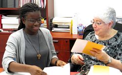 Holy Cross postulant learning finance operations