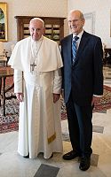 Pope meets top leaders of The Church of Jesus Christ of Latter-day Saints