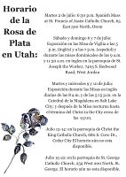 Rosa de Plata Pro vida llega a Utah 
