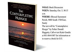 'Contemplative Hunger' will be focus of book discussion