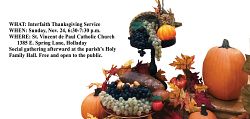 St. Vincent de Paul Parish to host interfaith Thanksgiving service for Holladay City