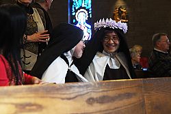 Carmelite nun professes solemn vows