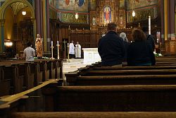 Some local parishes begin limited in-person Mass