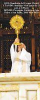 Todos los Católicos están invitados a recibir la bendición de la Sagrada Eucaristía
