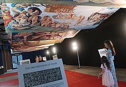 Exhibit allows detail viewing of Sistine Chapel artwork