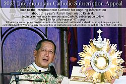 Bishop Solis encourages the faithful to subscribe to the Intermountain Catholic