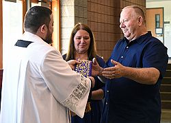 The day after ordination, Father Shumway celebrates Mass of Thanksgiving