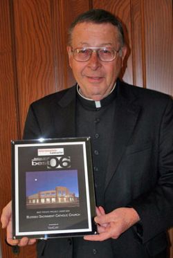 Blessed Sacrament Church wins architectural award