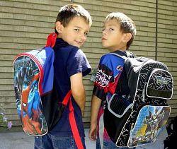 New backpacks and supplies for a happy school year