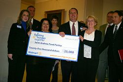CCS and Saint Andrew's Food Pantry receive a share of Walmart's $1 million grant to fight hunger
