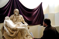 La Pietá on display at Salt Lake Newman Center
