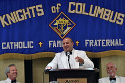 At annual convention, Knights of Columbus urged to be force for unity, examples of Catholic love