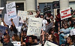 Hundreds march in support of DACA program