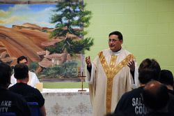 Christmas Mass celebrated at Oxbow Jail