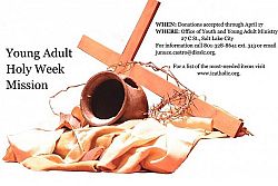 Diocese offers Holy Week mission for young adults