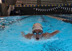 Choir school student training for 2020 Paralympics