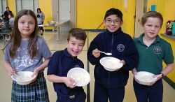 Our Lady of Lourdes Students Sacrifice Friday Lunch at Lent