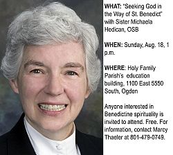 Learn about Benedictine way of life from oblate director 