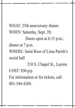 St. Rose of Lima Parish will celebrate the 25th anniversary of the dedication of their church