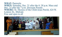Parishioners keep tradition alive with Pastorela