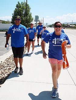 Runners brave the summer heat during pro-life effort