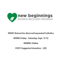 Online retreat offered for divorced or separated Catholics