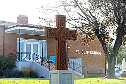 New cross is an 'inspiration,' principal says