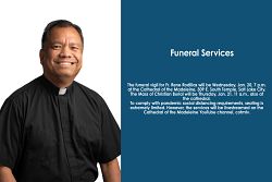 Father Reynato (Rene) Rodillas, pastor of St. James the Just Parish, dies unexpectedly 