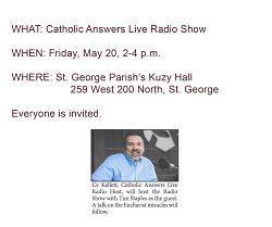 St. George Parish to host Catholic Answers show