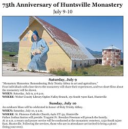 Presentations at library, open-air Mass will mark 75th anniversary of Huntsville monastery