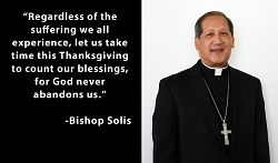 Bishop Solis' Thanksgiving Message
