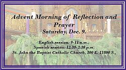 Diocesan Advent presentation will be Dec. 9 