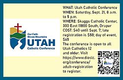 Faith formation and fellowship on tap during Utah Catholic Conference