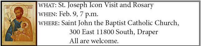 Prayer service to ask for St. Joseph's intercession - Intermountain